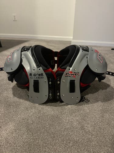 Medium Used Riddell Power SPX Shoulder Pads