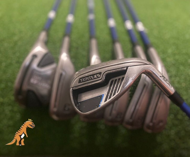 Used RH Adams Tight Lies Iron Set 5H, 6-Sand Wedge Graphite Senior Flex