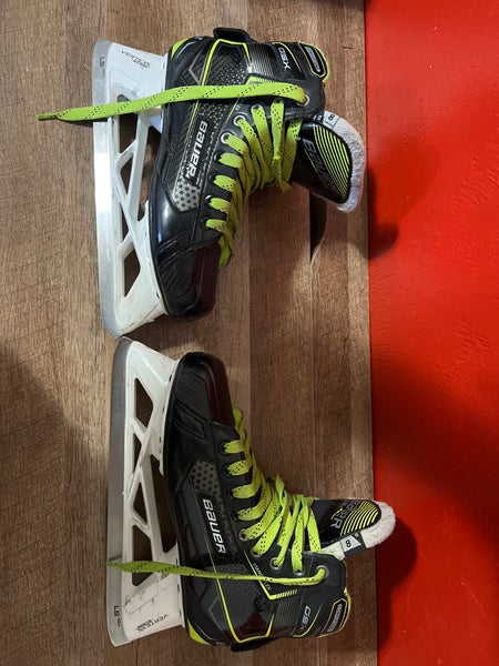 Used Senior Bauer Regular Width 8 GSX Hockey Goalie Skates