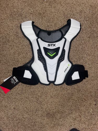 New STX Cell IV Lacrosse Shoulder Pads Large