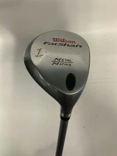 Used Wilson Fat Shaft 12.0 Degree Regular Flex Graphite Shaft Drivers