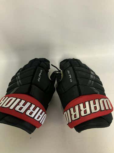 Used Warrior Alpha Evo Pro 14" Hockey Gloves