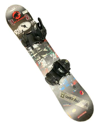 Used Ride Agenda 142 Cm Boys' Snowboard Combo