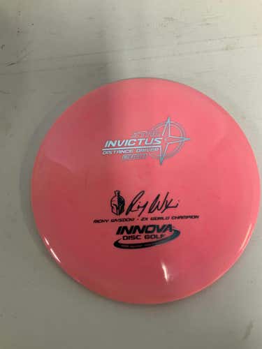 Used Innova Star Invictus Ricky W 173g Disc Golf Drivers