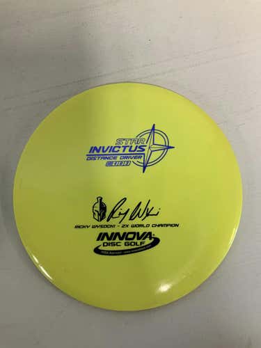 Used Innova Star Invictus Ricky W Disc Golf Drivers