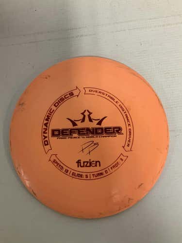 Used Dynamic Discs Defender Fuzion Disc Golf Drivers