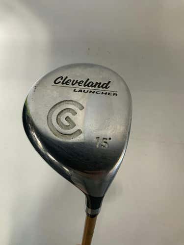 Used Cleveland Launcher 3 Wood Regular Flex Graphite Shaft Fairway Woods