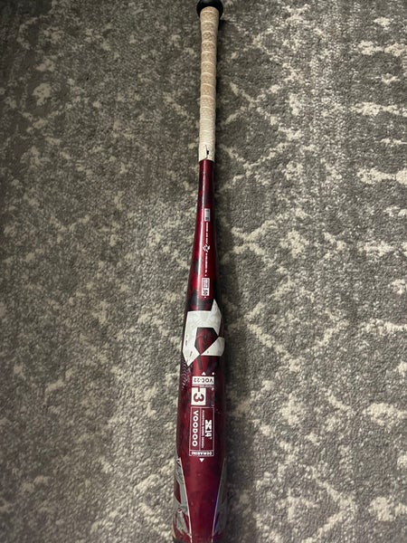 Used 2022 DeMarini BBCOR Certified Alloy 30 oz 32" Voodoo Bat