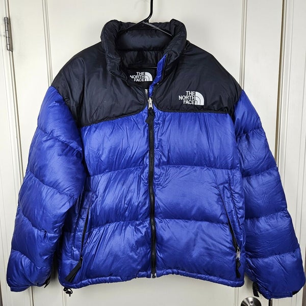 Vintage The North Face Nuptse 700 Down Puffer Jacket Blue Mens Size: XL