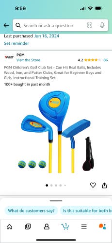 Kids golf clubs