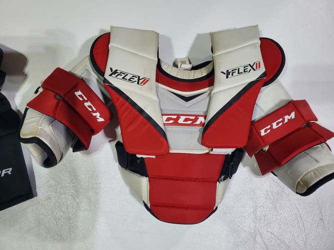 Used Small / Medium CCM Yflex Goalie Chest Protector - Youth