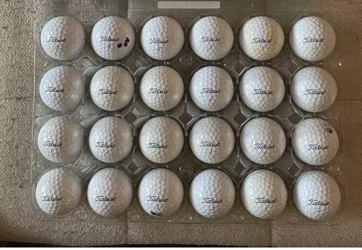 24 Titleist Velocity Golf Balls - 5A Mint Condition Only