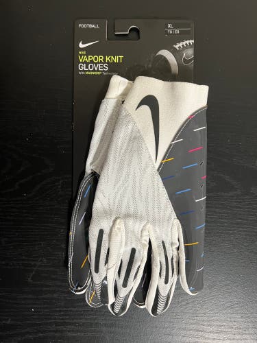 Nike NFL Vapor Knit 4.0 Men's Size XL Football Gloves "Crucial Catch" DN0927-990