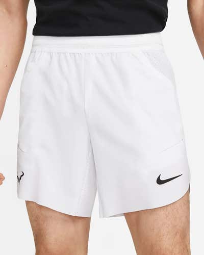 Men's Nike Court Dri-Fit ADV Rafa Nadal 7” Tennis Shorts DV2881-100 Size Large