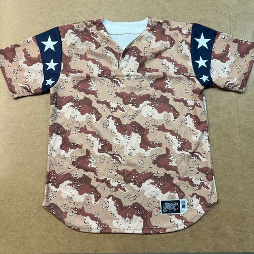 Patriotic Camo Baseball Jersey