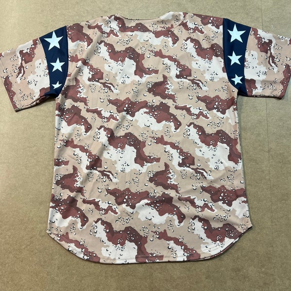 Patriotic Camo Baseball Jersey