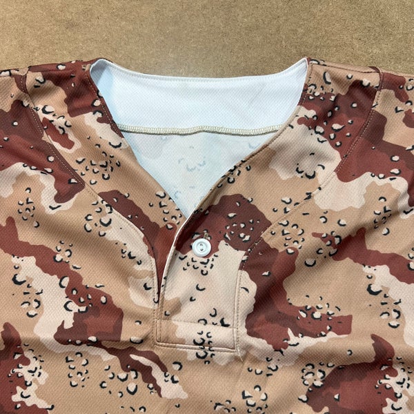 Patriotic Camo Baseball Jersey