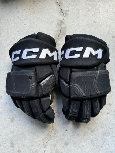 NHL Pro Stock Gently Used CCM 14" HGQL Pro Gloves Black