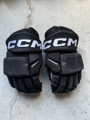 NHL Pro Stock Gently Used CCM 14" HGQL Pro Gloves Black