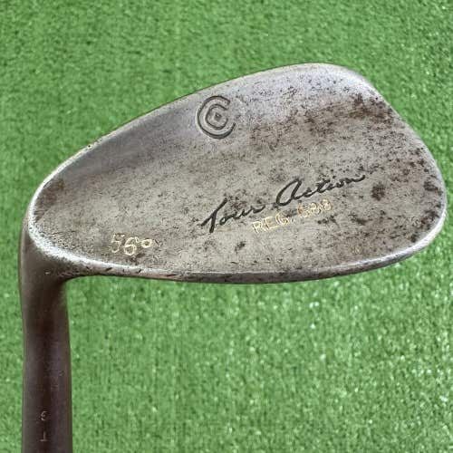 READ Cleveland Tour Action Reg 588 Raw Rusty 56 Sand Wedge SW Left Handed