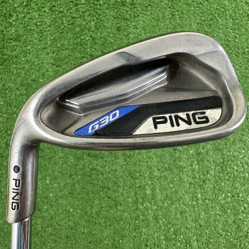 Ping G30 9 Iron Black Dot Steel CFS Distance Regular Flex Left Handed 36