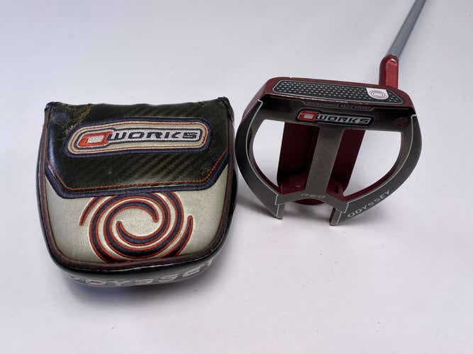 Odyssey O-Works Red 2-Ball Fang S Putter 35" SuperStroke Flatso 3.0 Mens RH HC