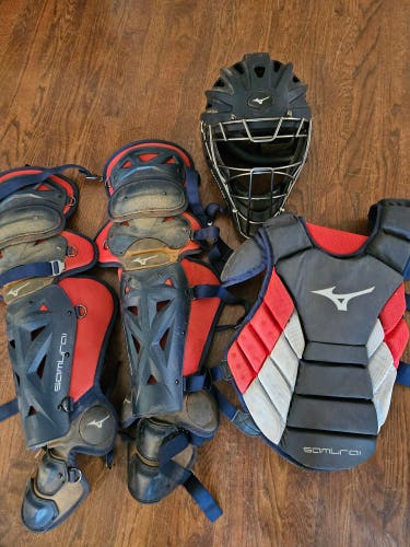 Used Mizuno Samurai Catcher's Set