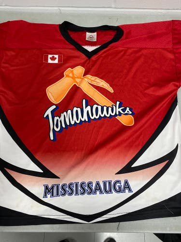 Mississauga Tomahawks mens small lacrosse jersey