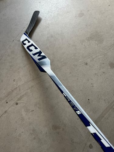 NCAA New Senior CCM Full Right 25" Paddle Pro Stock Eflex 5 prolite Goalie Stick