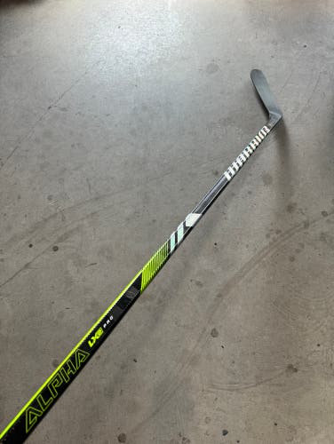 Used Senior Warrior Left Hand P88M Pro Stock Alpha LX2 PRO Hockey Stick