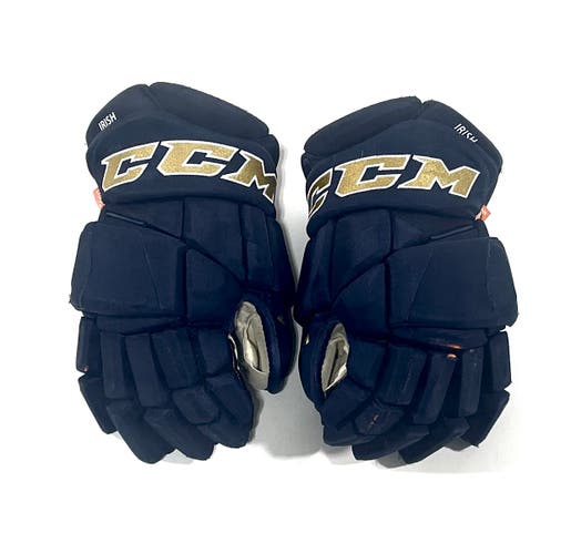 14" CCM Jetspeed FT1 Pro (HGPJSPP) Pro Stock Gloves - Navy/Gold