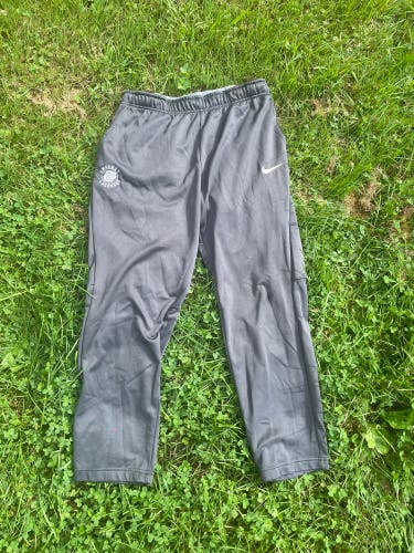 Amherst Lacrosse sweatpants large Nike grey