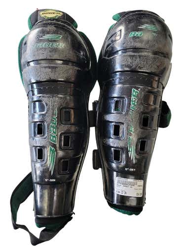 Used Bauer Impact 13" Hockey Shin Guards