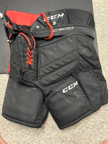 CCM Black Goalie Pants Junior XL