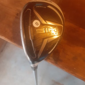 Used Men's TaylorMade SIM Max Left Hand Hybrid 3H
