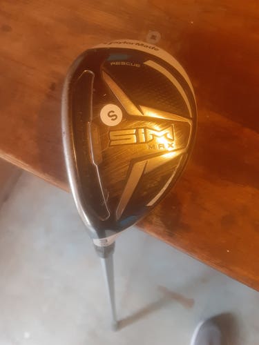 Used Men's TaylorMade SIM Max Left Hand Hybrid 3H