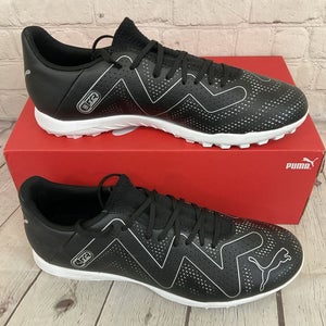 Puma 107381 02 Future Play TT Men's Soccer Shoes Puma Black Puma Silver US 11