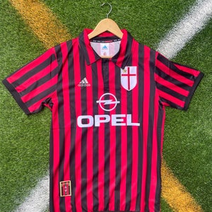 AC Milan 1999/00 Home Maldini Retro Soccer Jersey
