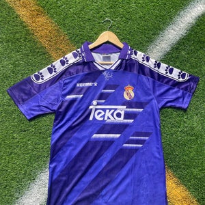 Real Madrid 1996 Away Retro Soccer Jersey