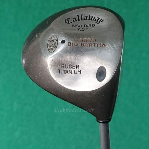 Callaway Great Big Bertha Warbird Ruger Titanium 7.5° Driver Graphite Strong