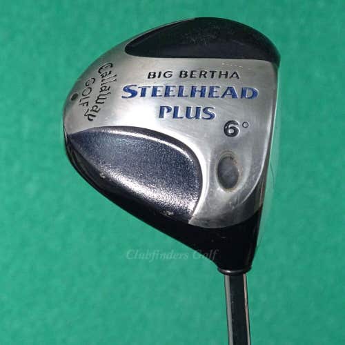 Callaway Big Bertha Steelhead Plus 6° Driver Factory Steel Uniflex