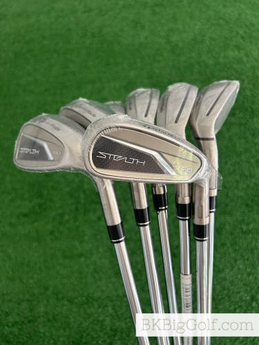 NEW Taylormade Stealth HD Iron Set 5-A / KBS Max MT 85 Regular