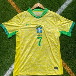 Brazil 2024/2025 Home Vinicius Junior Retro Soccer Jersey