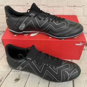 Puma 107377 02 Future Play FG/AG Mens Soccer Shoes Puma Black Puma Silver US 12