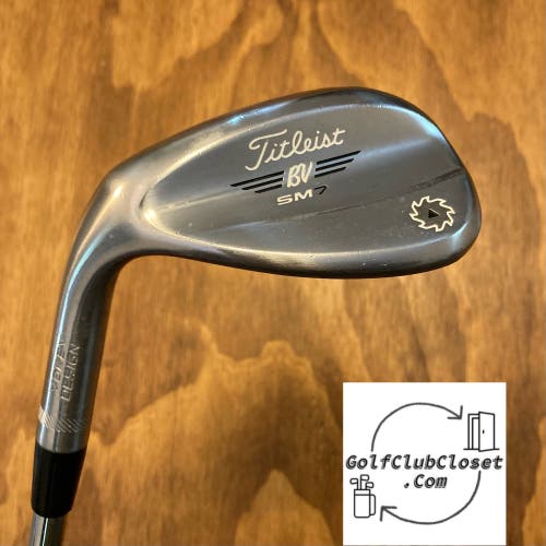 LH Titleist Vokey SM7 Lob Wedge LW Left Handed / 60° 10S Wedge Flex Steel 35”