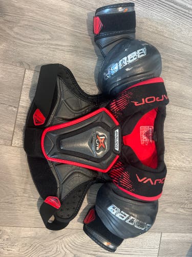 Used Large Bauer Vapor 1X Lite Shoulder Pads
