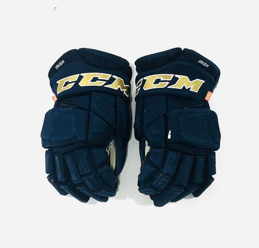 15" CCM Jetspeed FT1 Pro (HGPJSPP) Pro Stock Gloves - Navy/Gold