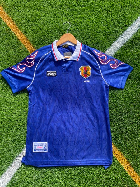 Japan 1998 Home Retro Soccer Jersey | SidelineSwap | Buy and