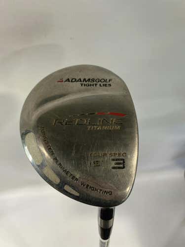 Used Adams Golf Redline Tight Lies 3 Wood Graphite Fairway Woods