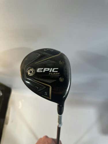 Used Callaway Epic Flash 5 Wood Stiff Flex Steel Shaft Fairway Woods